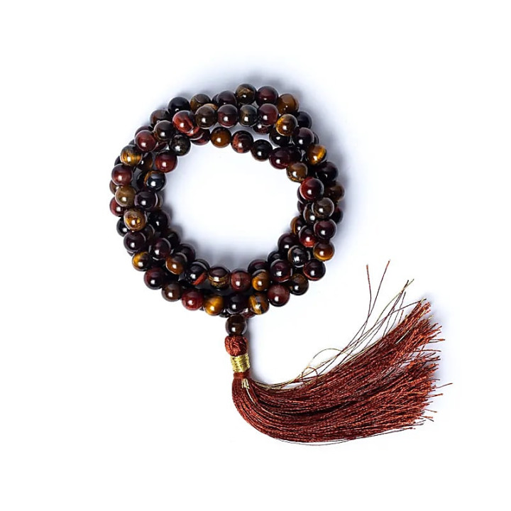 Mala oeil de tigre/oeil de chat qualité AA en pochette | Pieralune