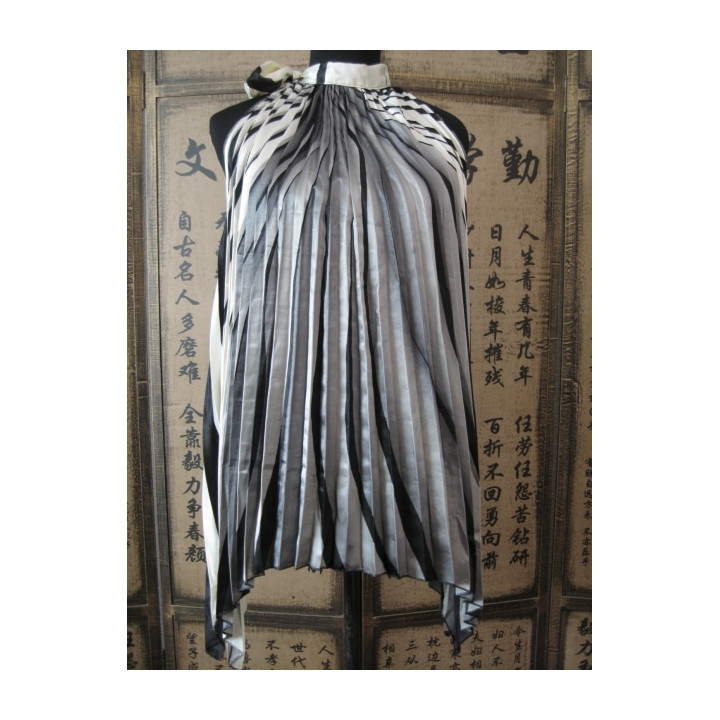 Striped dress Silver
