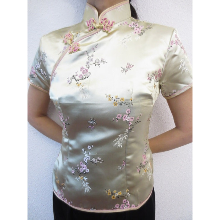 Shanghai blouse blossom gold