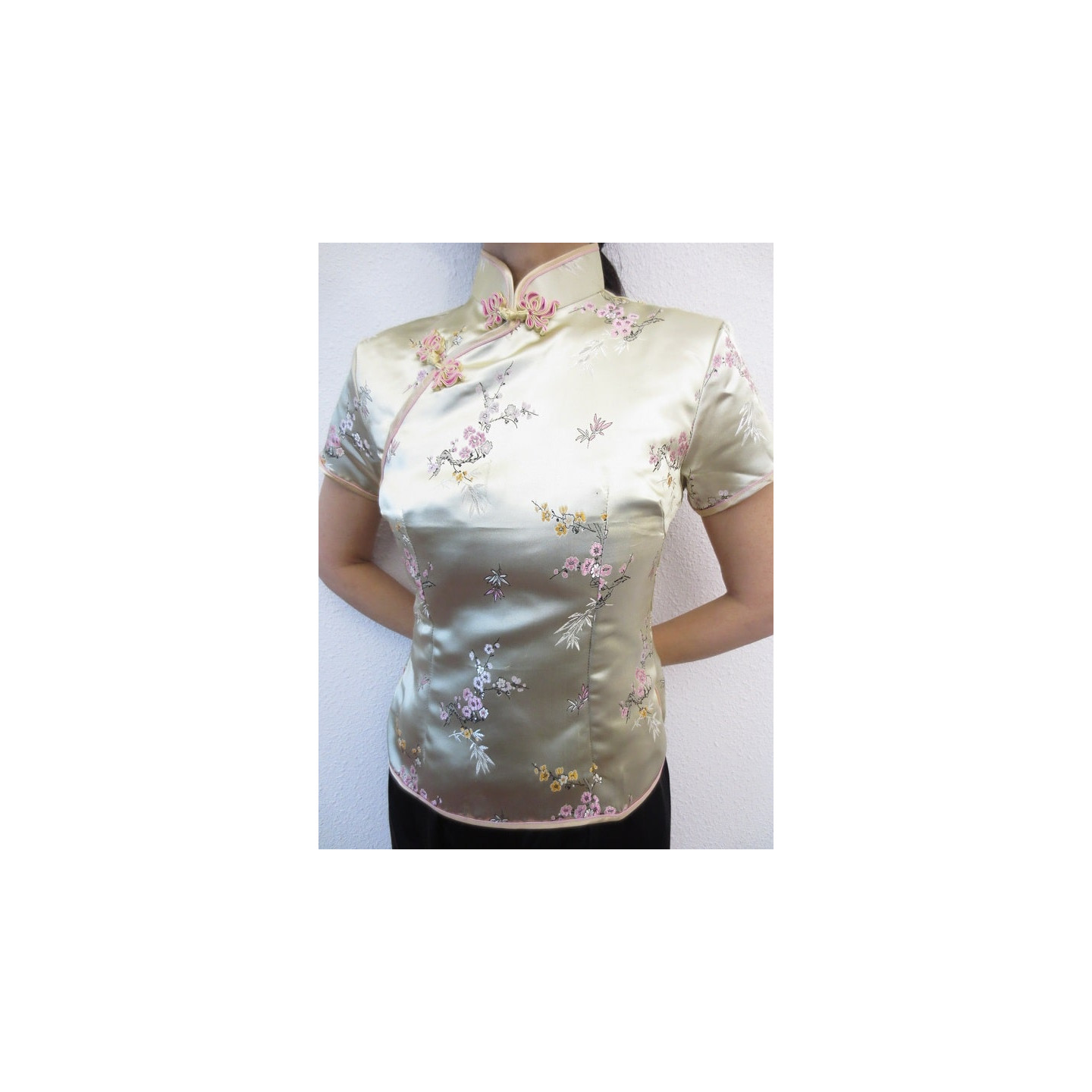 Shanghai blouse blossom gold
