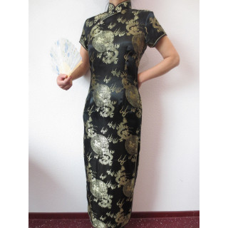 Dragon with ball black/gold size 34