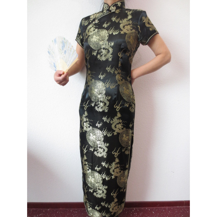 Dragon with ball black/gold size 34