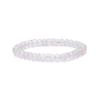 Bracelet Quartz rose à facettes qualité AA élastique | Pieralune