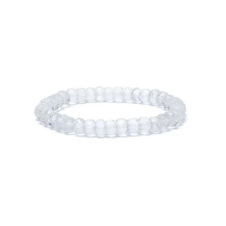 Bracelet cristal de roche à facette qualité AA élastique | Pieralune