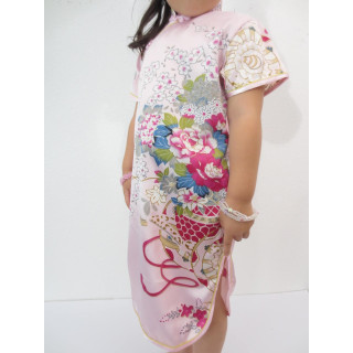 Girls Dress flowers pink