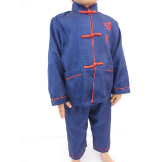Kids kung fu suit blue size 4
