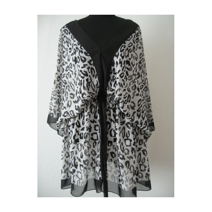 Blouse with zebra print II