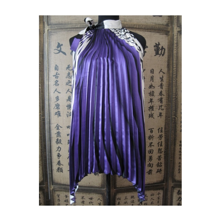 Striped dress Purple