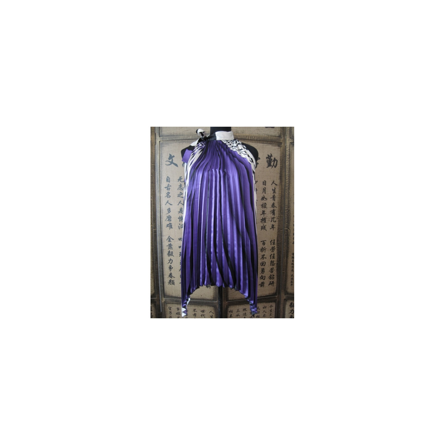 Striped dress Purple