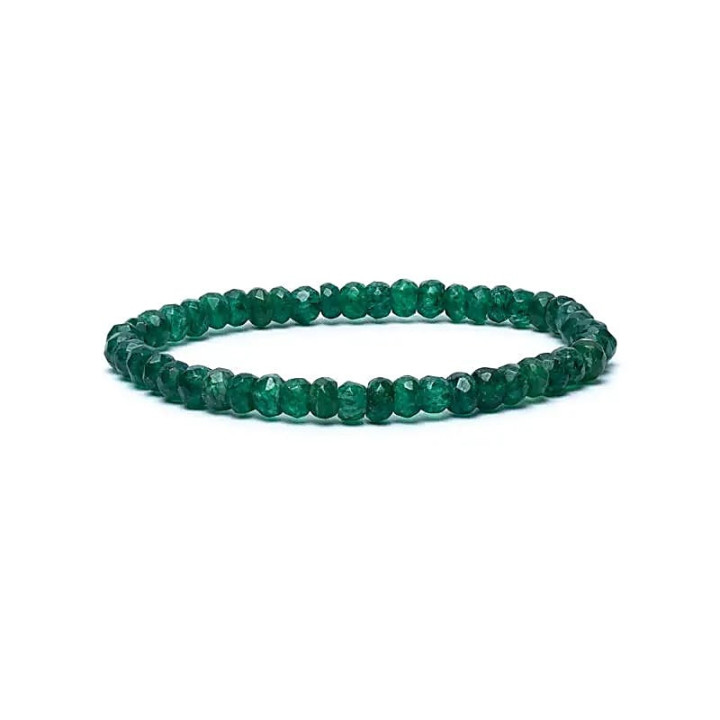 Bracelet aventurine à facette qualité AA élastique | Pieralune