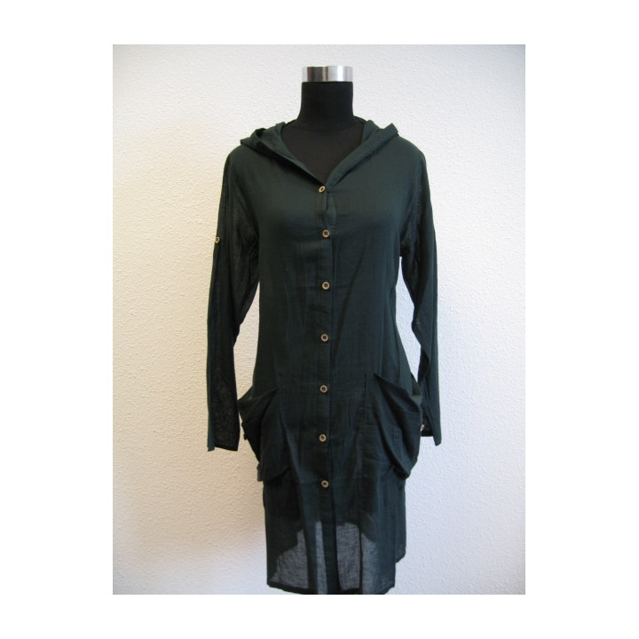 blouse with capuchon