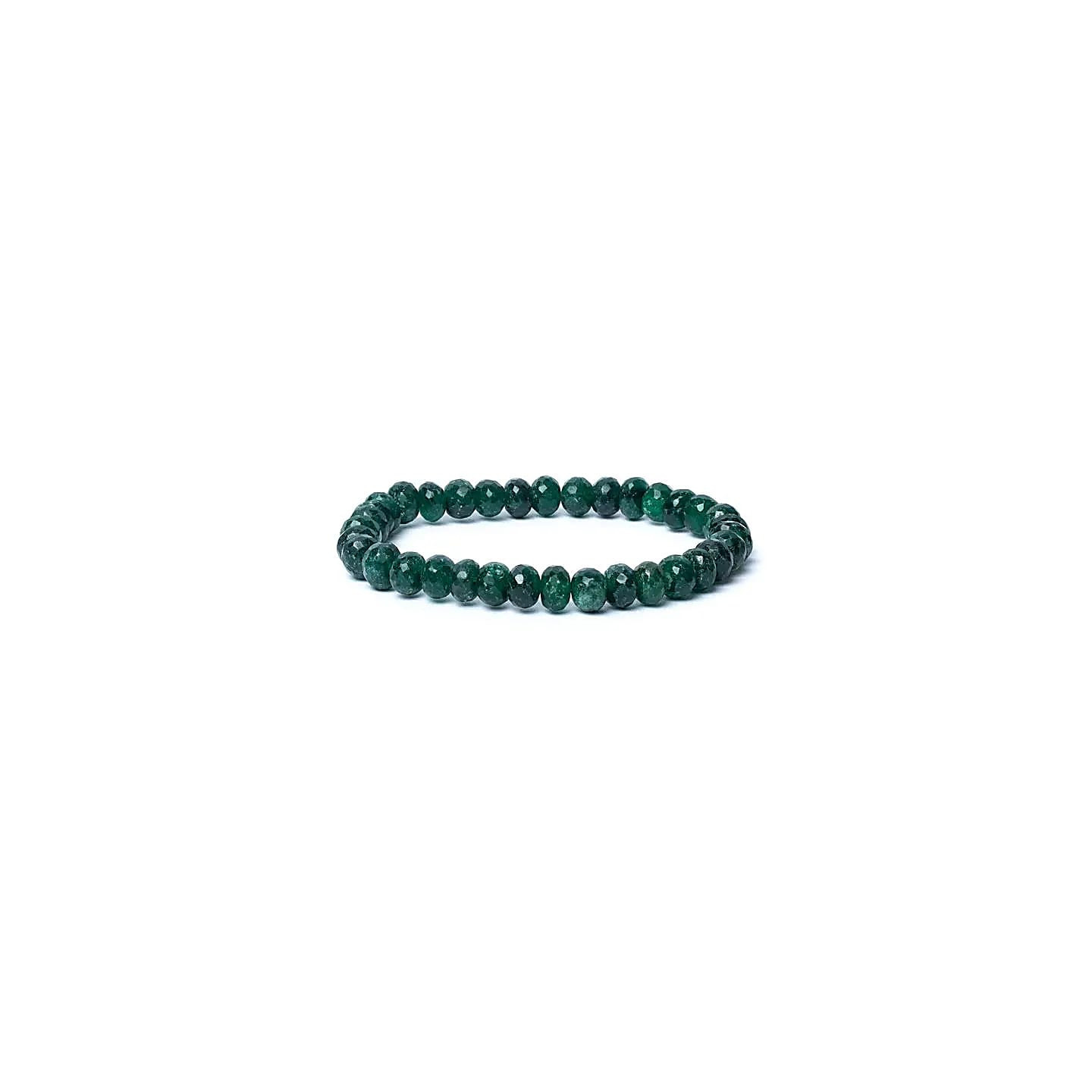 Bracelet aventurine à facette qualité AA élastique | Pieralune