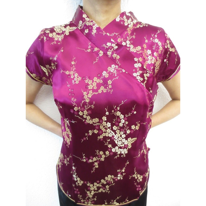 fuchsia/gold with Blossom