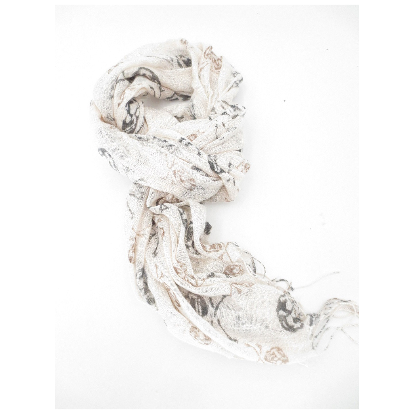 Viscose with skull creme