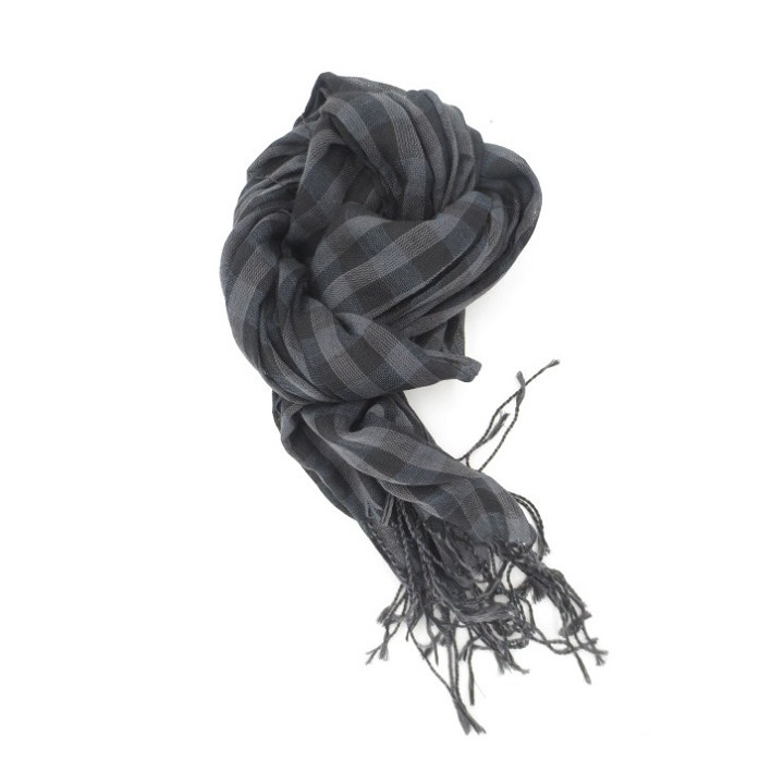 Arafat with squares dark grey/black