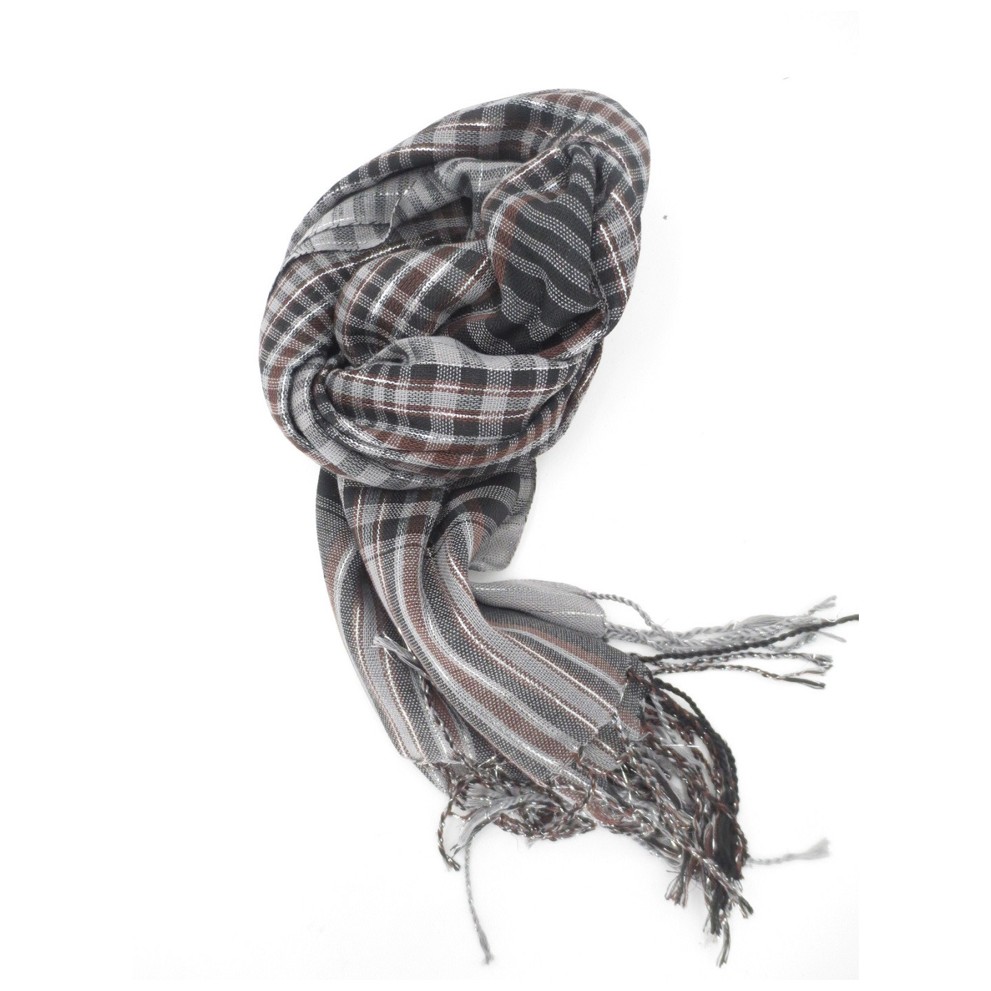 Squared crossed colour grey