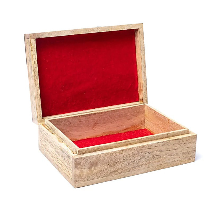 Coffret à tarot arbre de vie bois de manguier | Pieralune