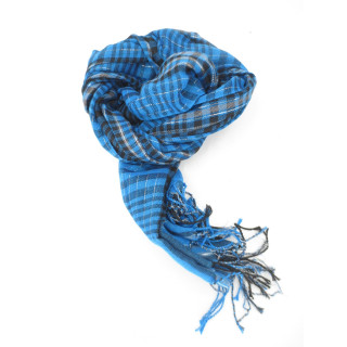 Squared crossed colour blue