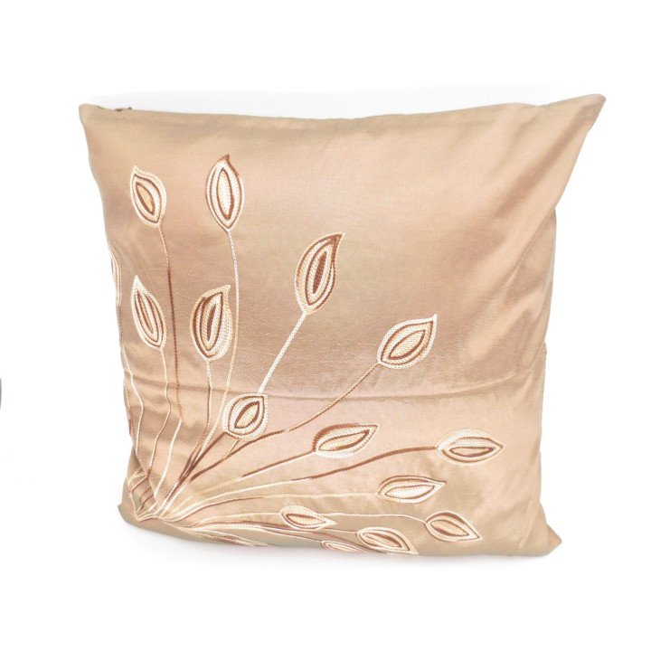 Cushion cover #12 yellow/brown