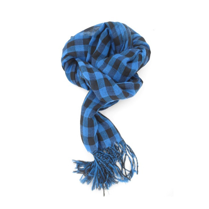 Arafat with squares blue/black