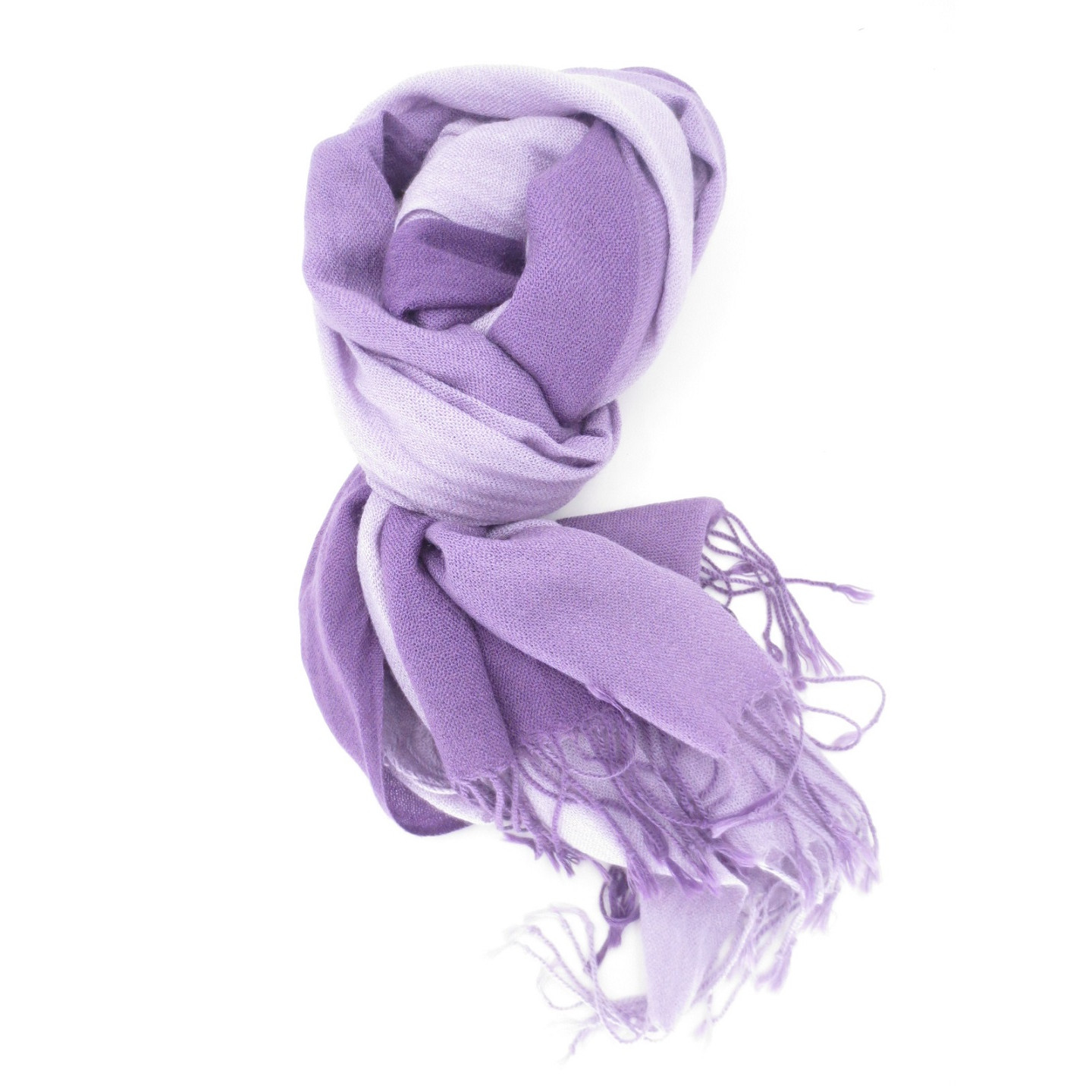 Viscose continuous colours lilac to purple