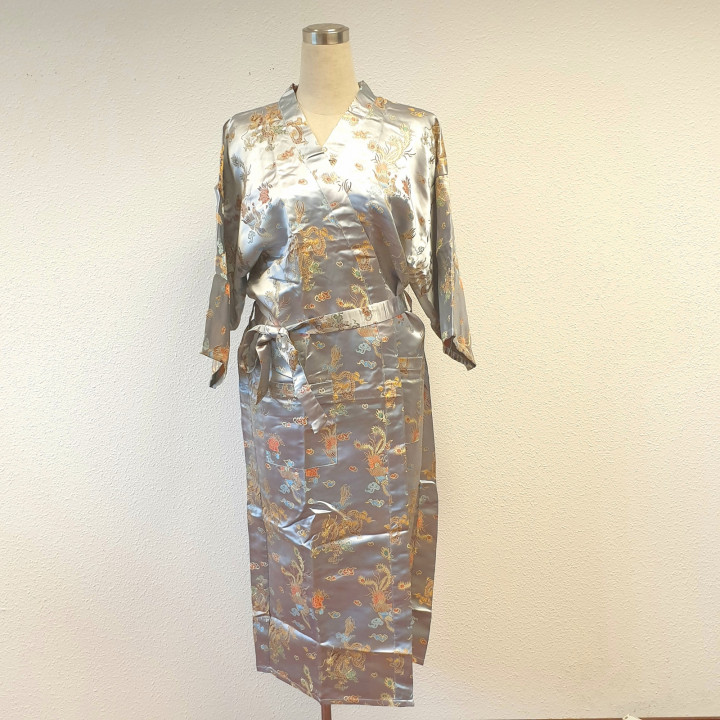 Long Kimono Dragon / Phoenix Silver