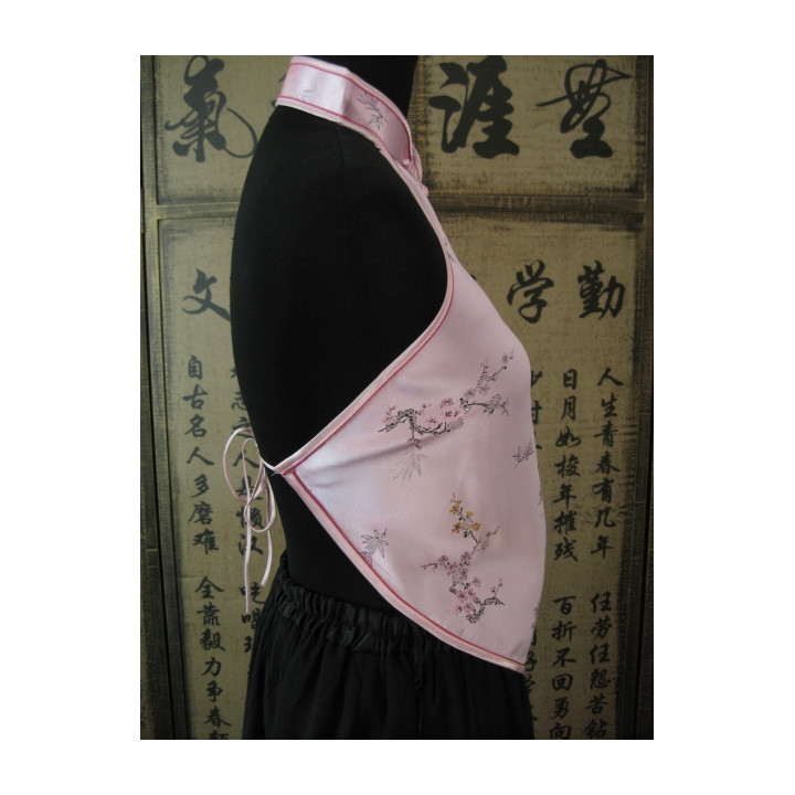 Chinese top with hole and dragon (pink)
