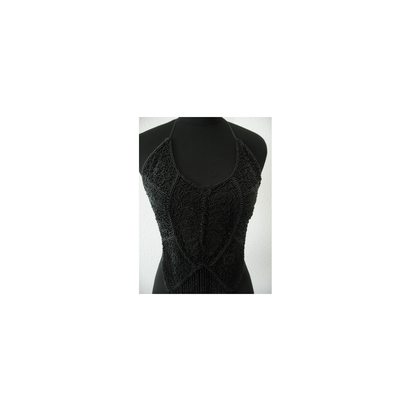 top of beads (black)
