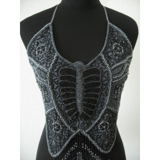 top of beads (silver)