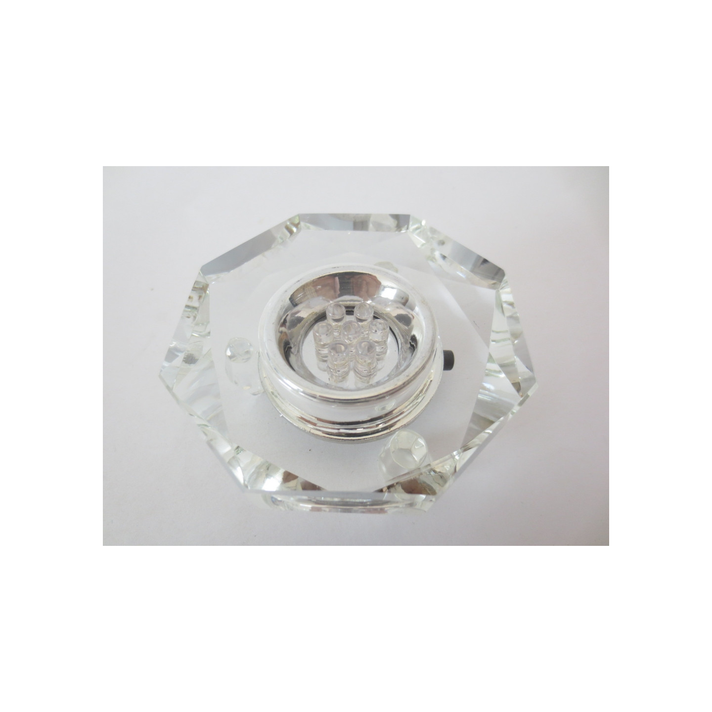 Crystal display lamp with adapter