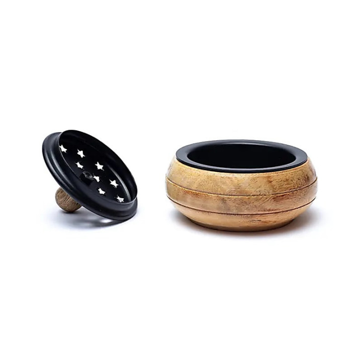 Brûleur d'encens bois de manguier | Pieralune