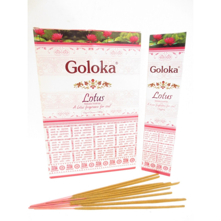 Goloka Lotus Masala Incense Sticks