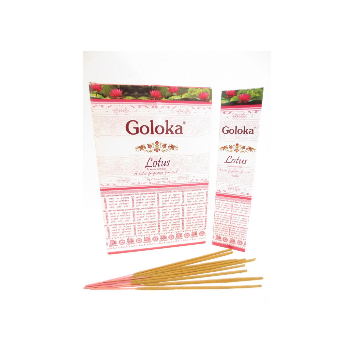 Goloka Lotus Masala Incense Sticks
