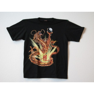 T-shirt Dragon with Yin Yang