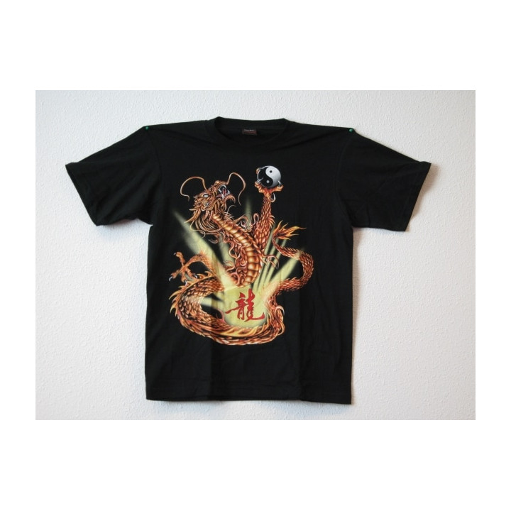 T-shirt Dragon with Yin Yang