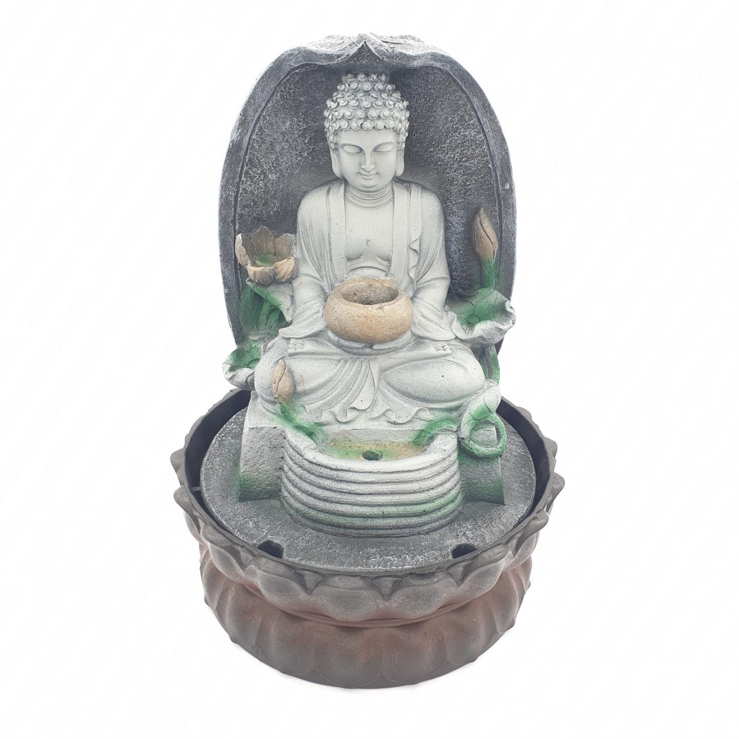 Meditation LED Lighting Buddha Fountain Small (16100)