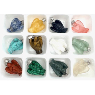 Wholesale - Gemstone Angel Pendant Set