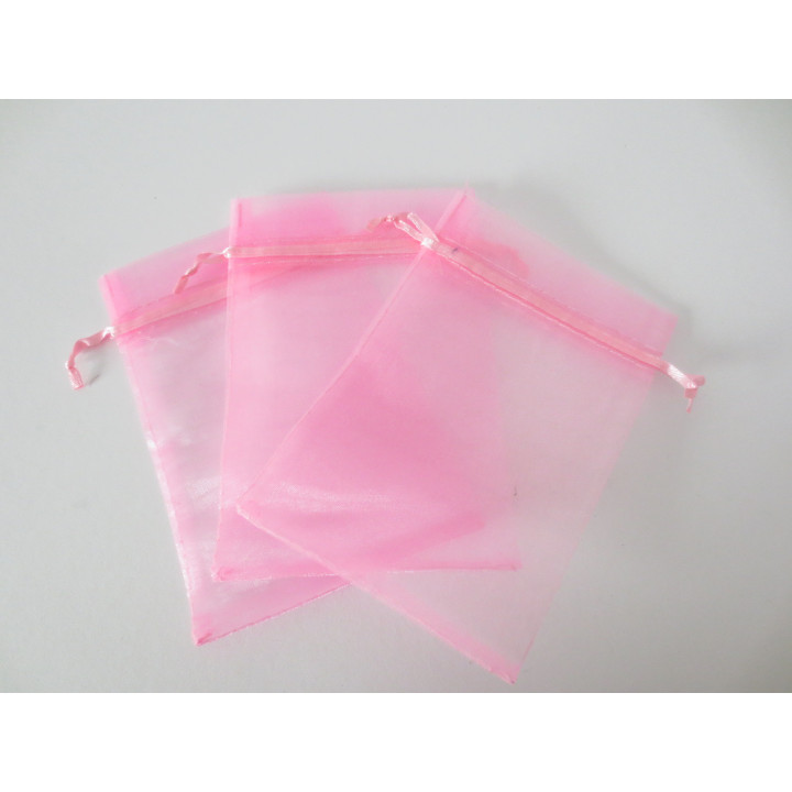 Organza Gift Bag 10 x 15 cm - Pink ()