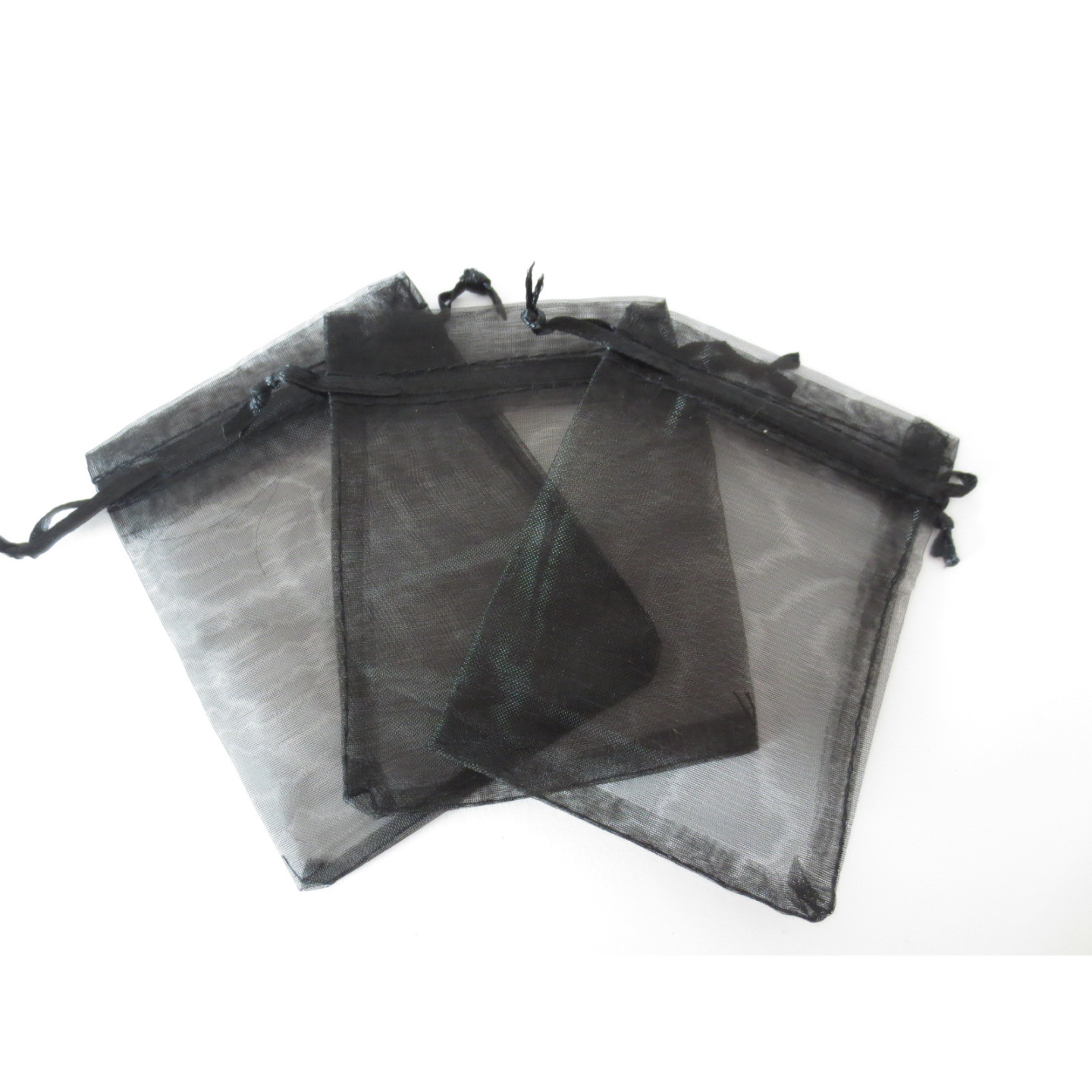 Organza Gift Bag Black 17 x 23cm