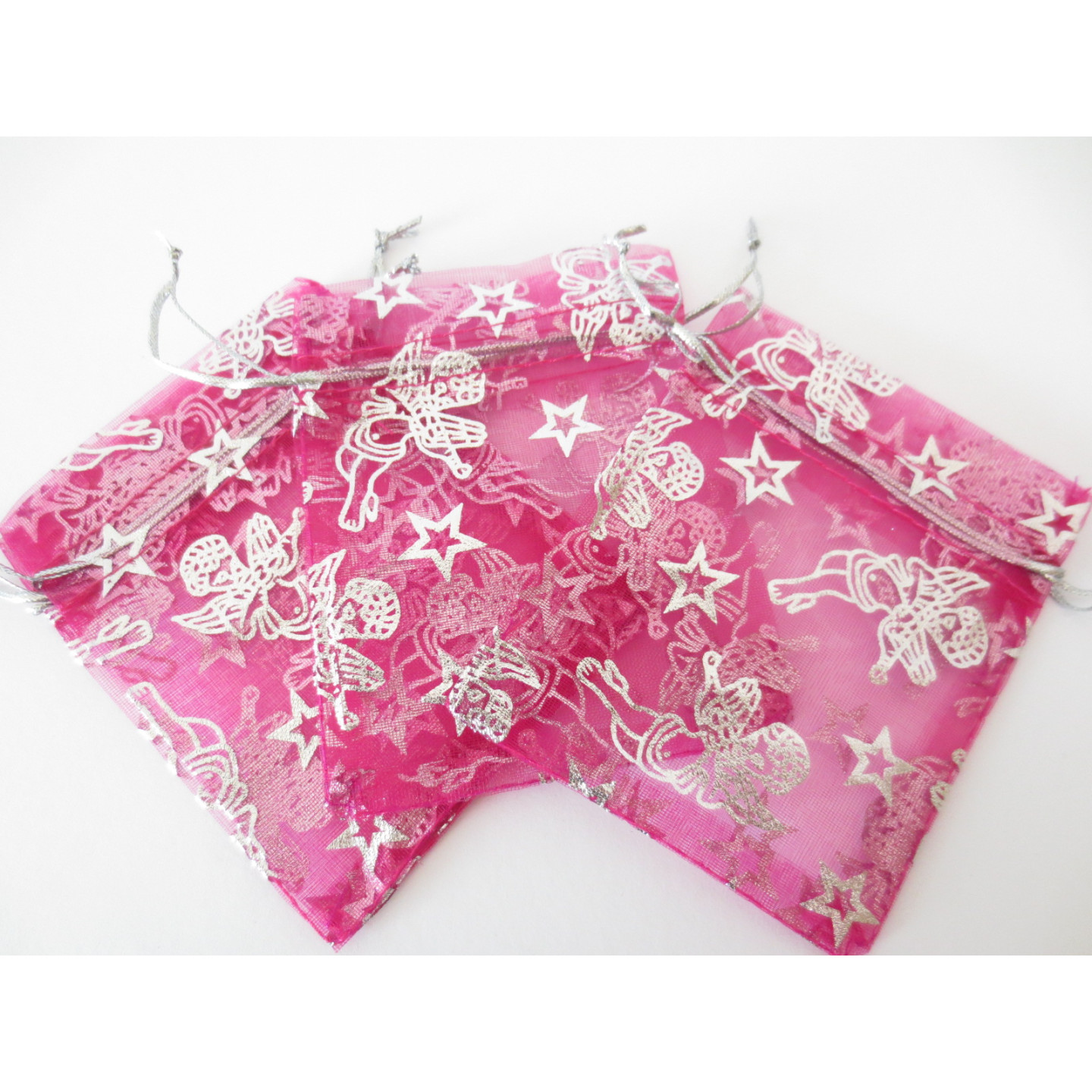 Angel organza gift bag - 7.5cm x 10cm