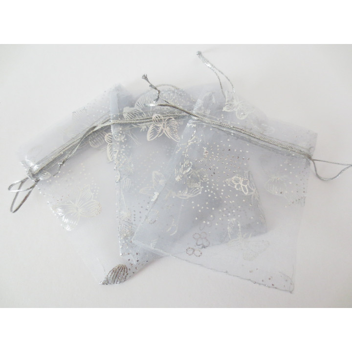 Batterfly Silver - 7.5cm x 10cm