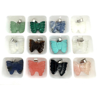 Wholesale - Gemstone Butterfly Pendant Set