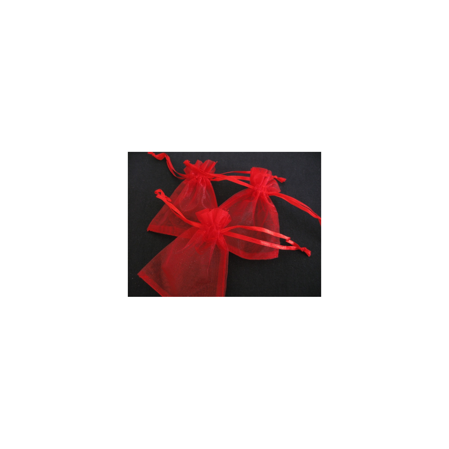 Organza Gift Bag 10 x 15 cm - Red ()