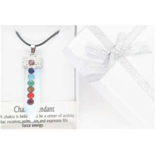 7 Chakra Gemstone Pendant Necklace (I) - Opal