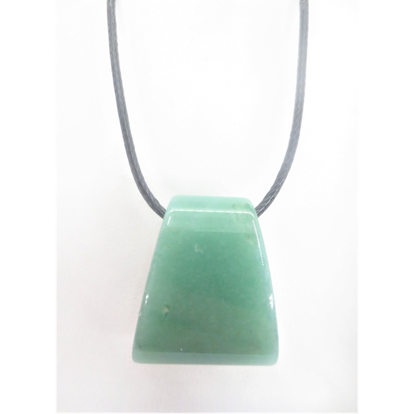 Trapezoid Pendant Necklace - Aventurine