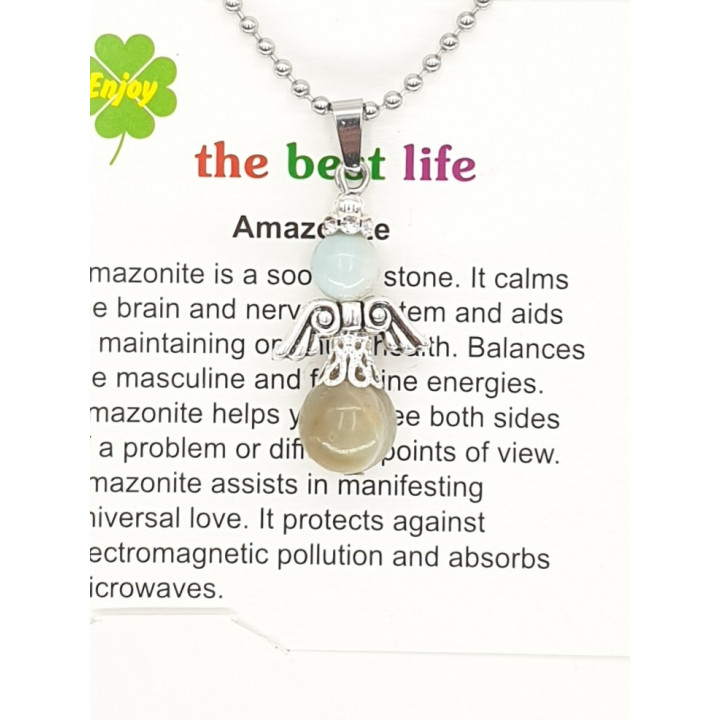 Wholesale - Angel necklace Amazonite