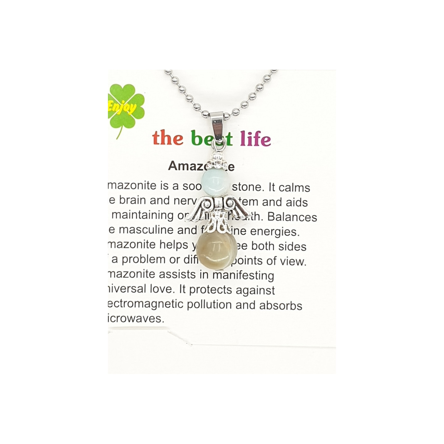 Wholesale - Angel necklace Amazonite