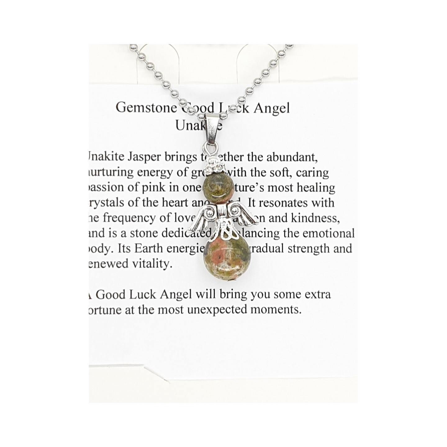 Wholesale - Angel necklace Unakite