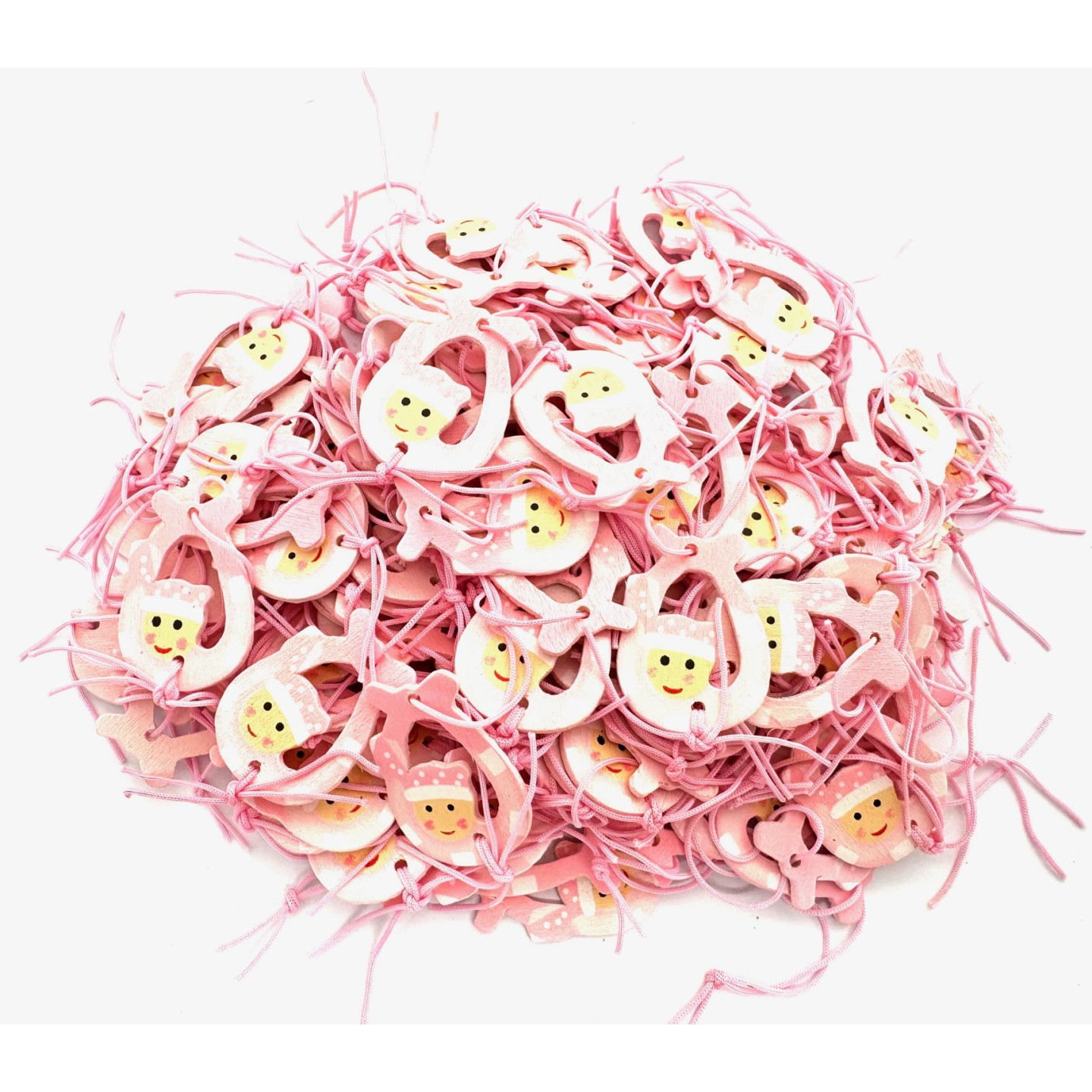 Wholesale Pink Christmas Hangers (50 pieces)