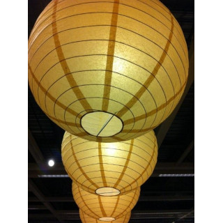 Round Paper Lantern Lampshade - Hanging Ceiling Light